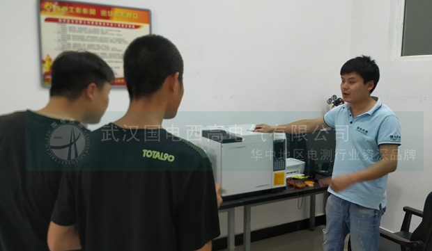 國電西高為新疆水電廠調(diào)試油色譜