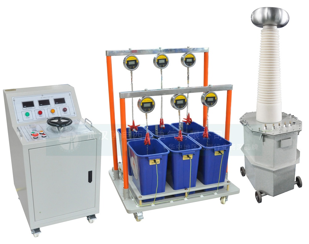 絕緣手套（靴）耐壓試驗(yàn)裝置數(shù)顯臺(tái)油變水桶式（6桶位）