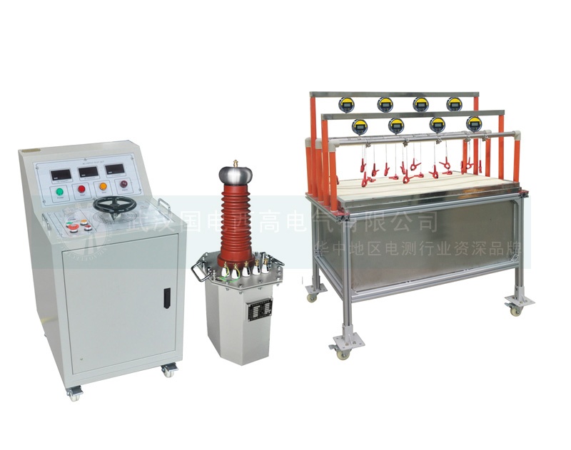 絕緣手套（靴）耐壓試驗(yàn)裝置數(shù)顯臺(tái)油變水槽式（8桶位）