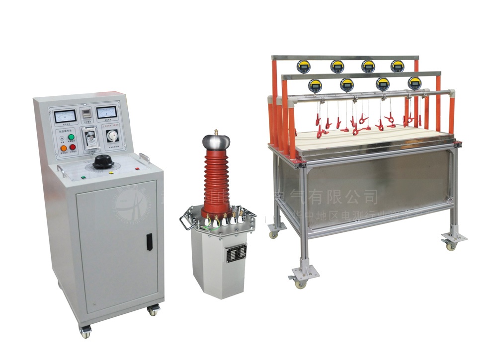 絕緣手套（靴）耐壓試驗(yàn)裝置指針臺(tái)油變水槽式（8桶位）
