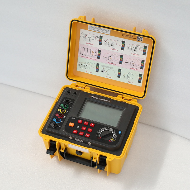 雙鉗多功能接地電阻測(cè)試儀實(shí)物圖